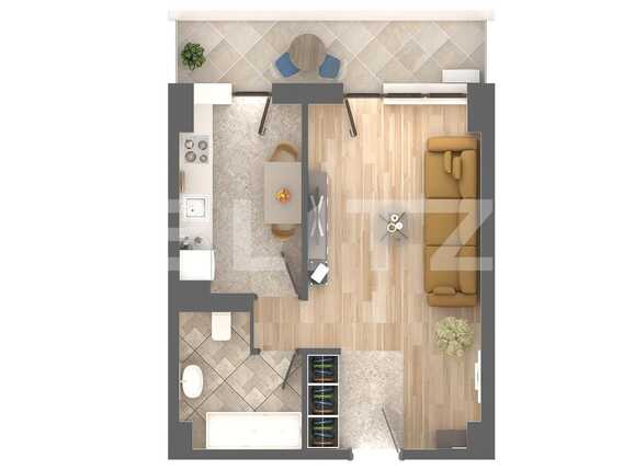 Garsonieră de vânzare Nicolina - 94675AV | BLITZ Iași | Poza2