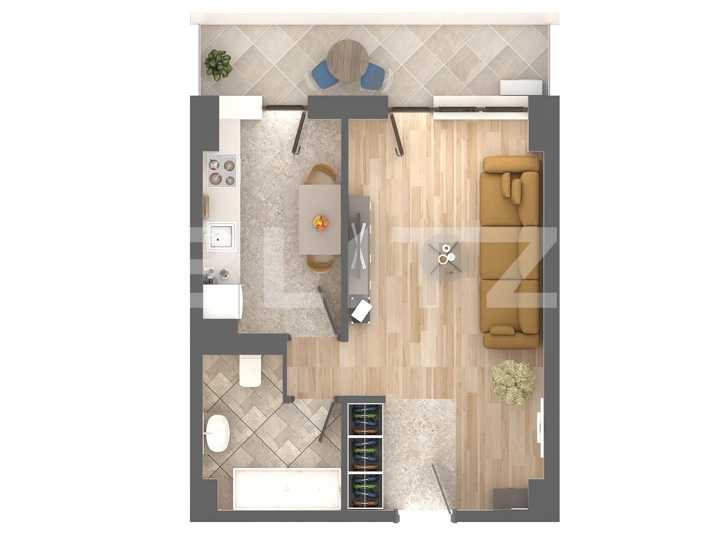 Garsonieră de vânzare Nicolina - 94675AV | BLITZ Iași | Poza2