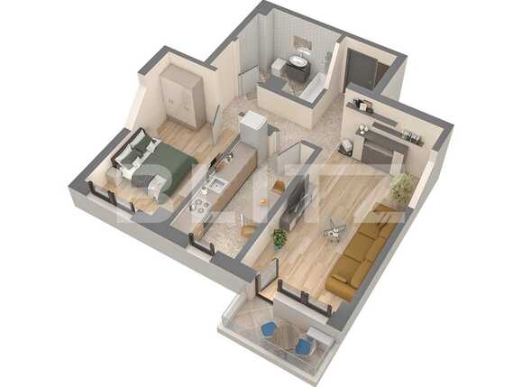 Apartament de vânzare 2 camere Nicolina - 94681AV | BLITZ Iași | Poza3