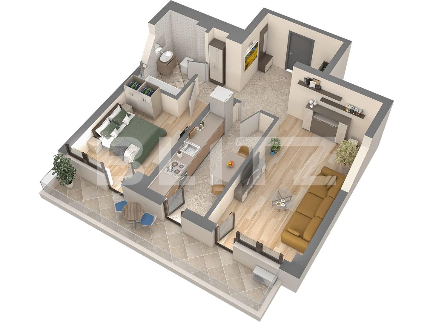 Apartament de vânzare 2 camere Nicolina - 94682AV | BLITZ Iași | Poza2