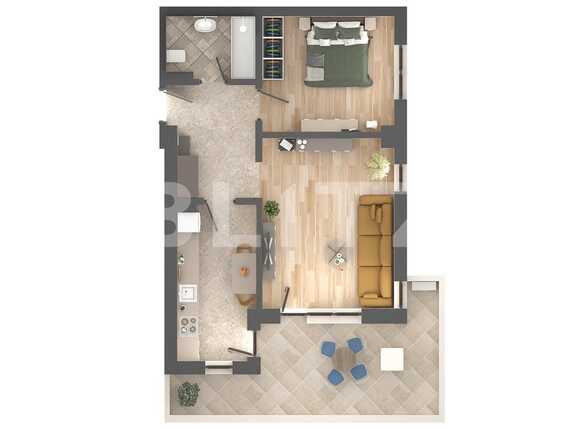 Apartament de vânzare 2 camere Nicolina - 94690AV | BLITZ Iași | Poza3