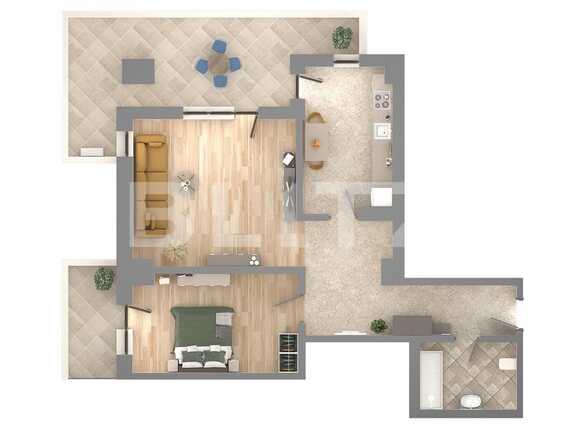 Apartament de vânzare 2 camere Nicolina - 94693AV | BLITZ Iași | Poza1