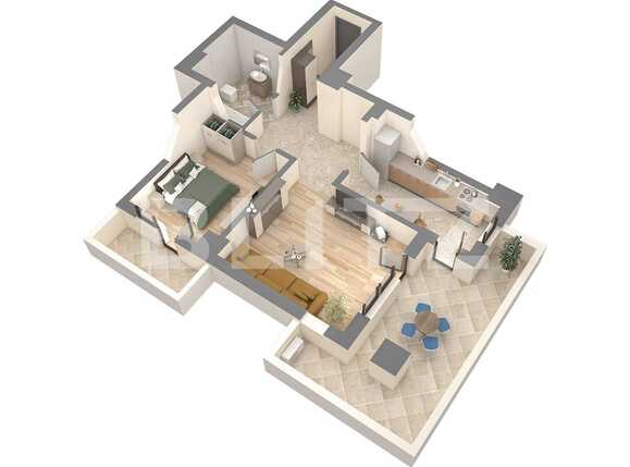 Apartament de vânzare 2 camere Nicolina - 94696AV | BLITZ Iași | Poza2