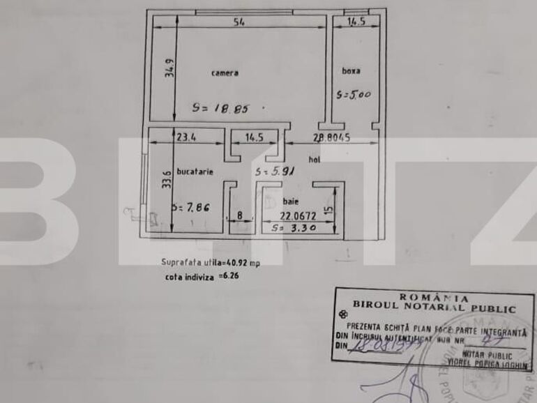 Garsonieră de vânzare Copou - 94968AV | BLITZ Iași | Poza1
