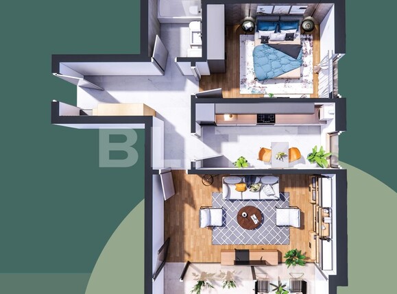 Apartament de vânzare 2 camere Hlincea - 96323AV | BLITZ Iași | Poza3