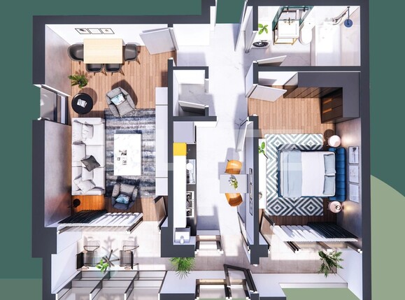 Apartament de vânzare 2 camere Hlincea - 96326AV | BLITZ Iași | Poza2