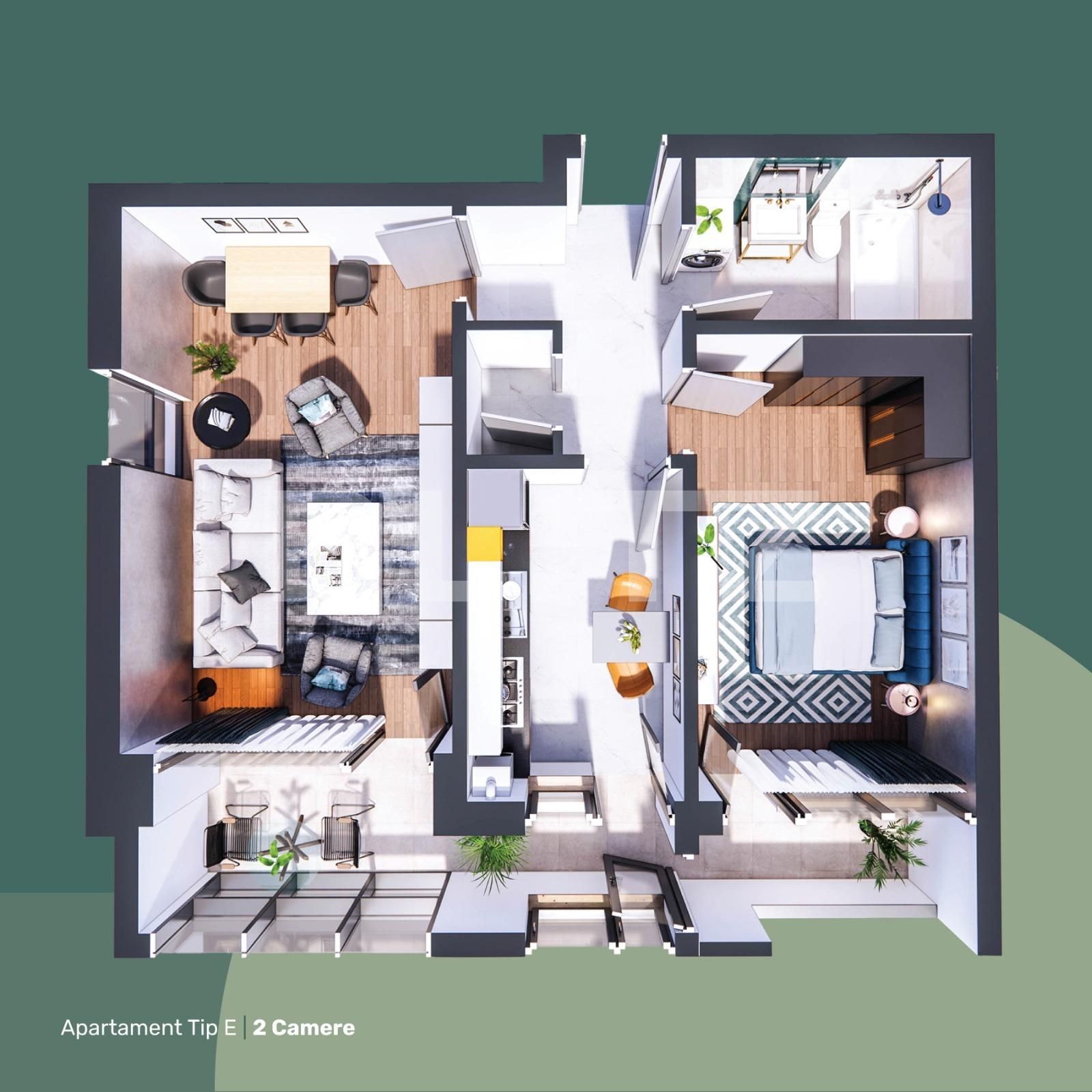 Apartament de vânzare 2 camere Hlincea - 96326AV | BLITZ Iași | Poza2