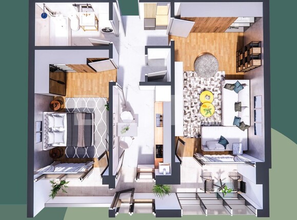 Apartament de vânzare 2 camere Hlincea - 96328AV | BLITZ Iași | Poza2