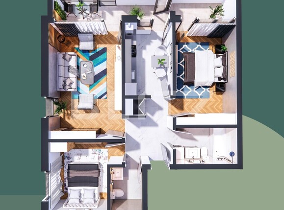 Apartament de vânzare 3 camere Hlincea - 96330AV | BLITZ Iași | Poza2