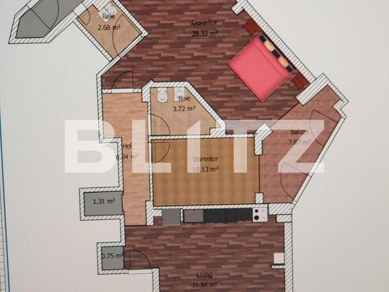 Apartament de vânzare 4 camere Dacia - 96651AV | BLITZ Iași | Poza2