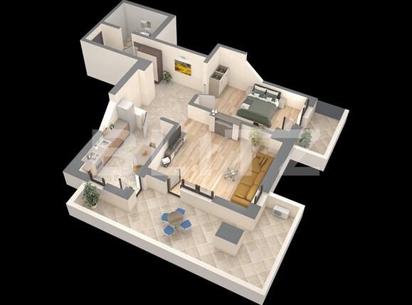 Apartament de vânzare 2 camere Nicolina - 97002AV | BLITZ Iași | Poza1