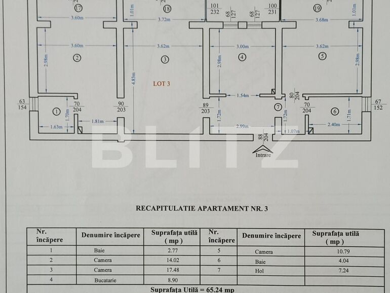 Apartament de vânzare 3 camere Rediu - 97655AV | BLITZ Iași | Poza1