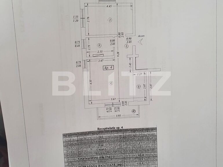 Apartament de vânzare 2 camere Carlig - 97796AV | BLITZ Iași | Poza1