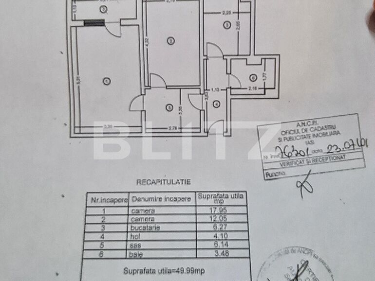 Apartament de vânzare 2 camere Alexandru cel Bun - 99549AV | BLITZ Iași | Poza1