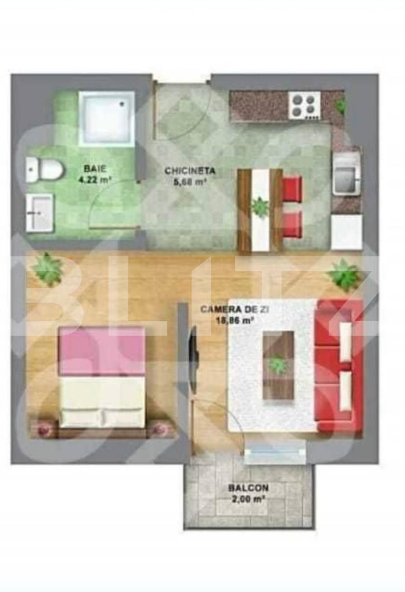 Apartament de vânzare 2 camere Baile Felix - 105391AV | BLITZ Oradea | Poza1