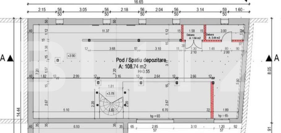 Spațiu comercial de închiriat Ultracentral - 106030SIC | BLITZ Oradea | Poza1