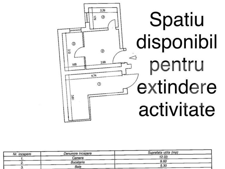 Spațiu birouri de închiriat Ultracentral - 106927SIB | BLITZ Oradea | Poza2