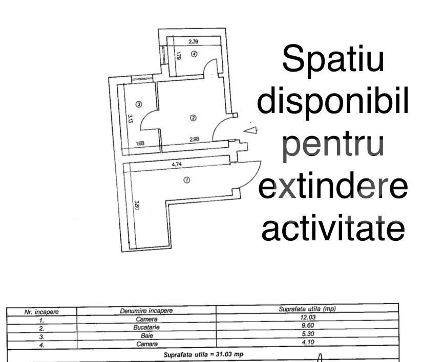 Spațiu birouri de închiriat Ultracentral - 106927SIB | BLITZ Oradea | Poza2