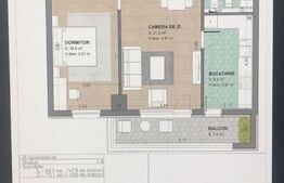 Apartament DE VANZARE, 2 camere, 65mp utili, zona Exterior Vest 