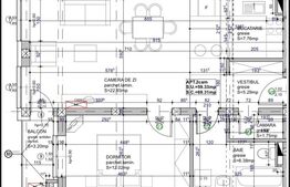 Apartament 2 camere finisat, 59.33 mp utili, complex rezidential in Nufarul 2