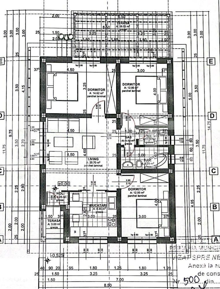 Casa 4 camere, 80 mp, zona Nord-Vest 