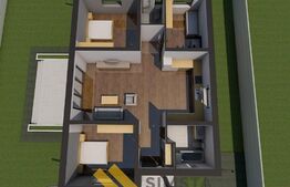 Casa 4 camere, 102mp utili, teren 500 mp, Santandrei