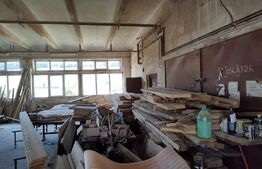 Fabrica de mobila zona Marghita. Hala 1200mp + 500mp depozit pe teren 5000mp