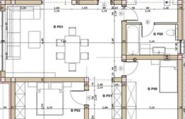 Casă nouă în Oncea cu 3 cam, living, 2 băi la stadiu de semifin.