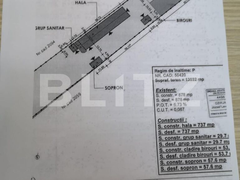 Spațiu industrial de închiriat Nord-Est - 130829SII | BLITZ Oradea | Poza1
