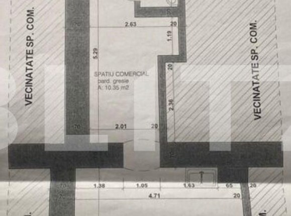 Spațiu comercial de închiriat Ultracentral - 131772SIC | BLITZ Oradea | Poza1