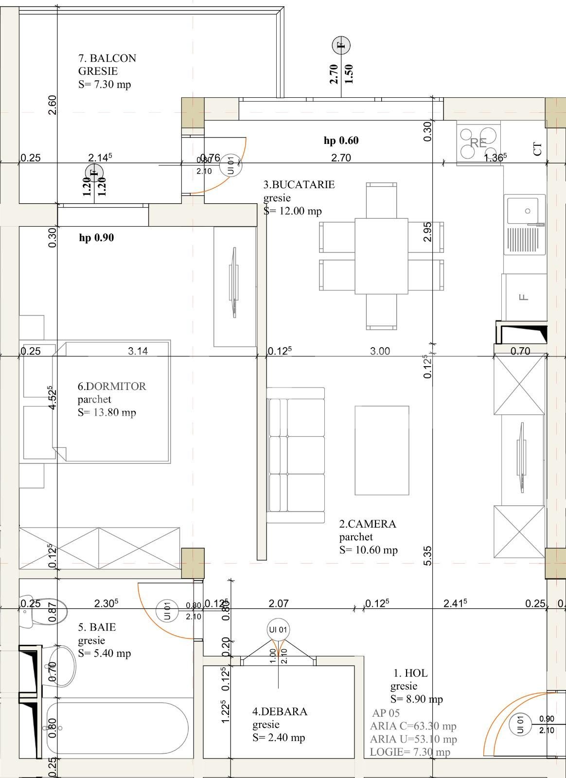 Apartament de vânzare 2 camere Oncea - 131986AV | BLITZ Oradea | Poza4