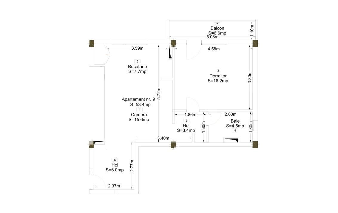 Apartament de vânzare 2 camere Oncea - 131990AV | BLITZ Oradea | Poza3