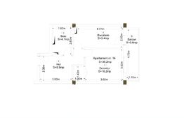 0% Comision, Apartament de 1 camera intr-o zona rezidentiala, semifinisat, cartier Oncea