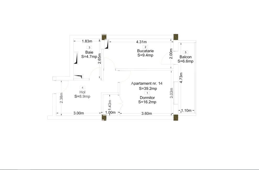 Garsonieră de vânzare Oncea - 132041AV | BLITZ Oradea | Poza2