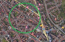  Oportunitate, teren  2080 mp cu posibilitate de extindere la 2715 in centrul orasului Oradea 