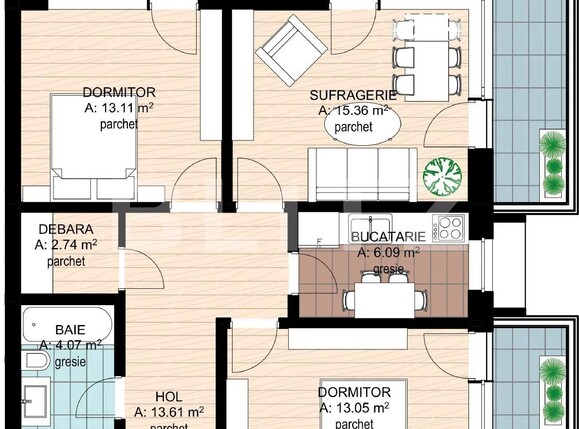 Apartament de vânzare 3 camere Nufarul - 136589AV | BLITZ Oradea | Poza2