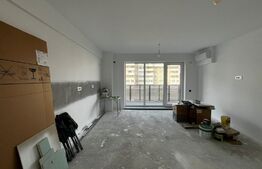 Apartament semifinisat de 2 camere, 60 mp, cartier Luceafarul