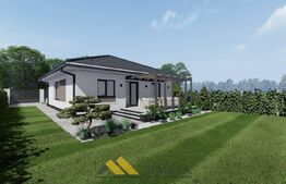 Casa cu 4 camere la roșu,finisat sau la cheie, 107 mp, zona Santandrei 