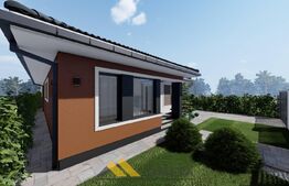 Casa cu 4 camere la roșu,finisat sau la cheie, 107 mp, zona Santandrei 