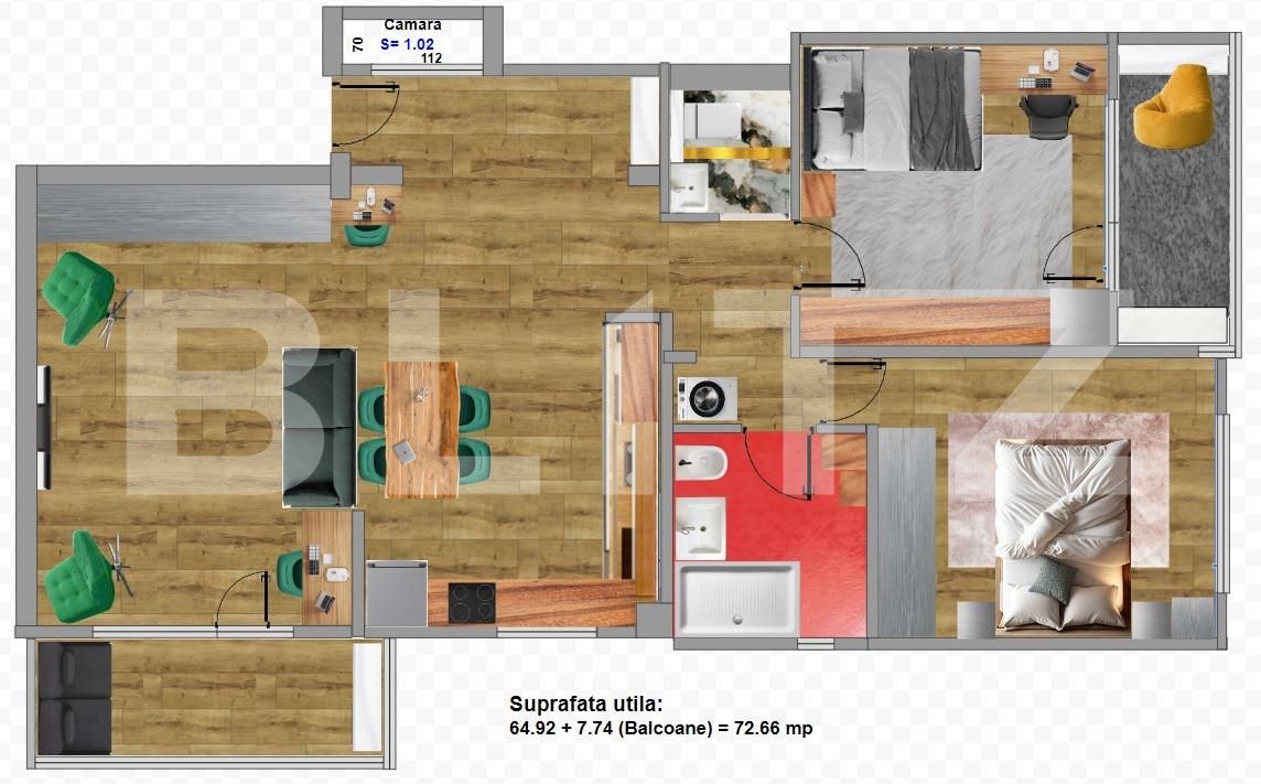 Apartament de vânzare 3 camere Iosia-Nord - 139102AV | BLITZ Oradea | Poza15
