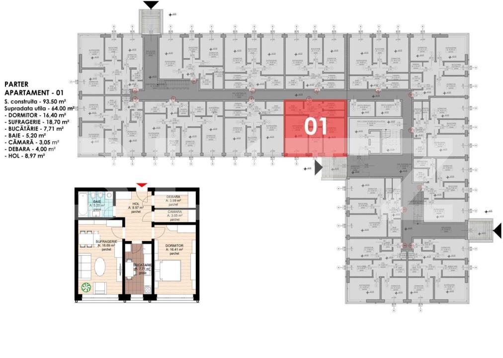 Apartament de vânzare 2 camere Nufarul - 141370AV | BLITZ Oradea | Poza3