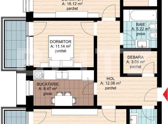 Apartament de vânzare 3 camere Nufarul - 141371AV | BLITZ Oradea | Poza1