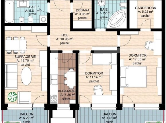 Apartament de vânzare 3 camere Nufarul - 141379AV | BLITZ Oradea | Poza1