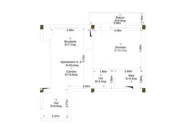 Apartament de vânzare 2 camere Oncea - 143880AV | BLITZ Oradea | Poza3