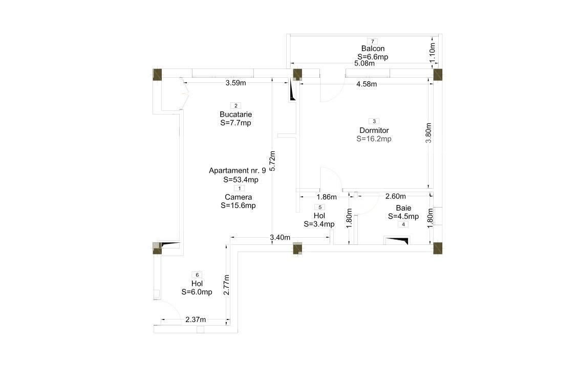 Apartament de vânzare 2 camere Oncea - 143880AV | BLITZ Oradea | Poza3