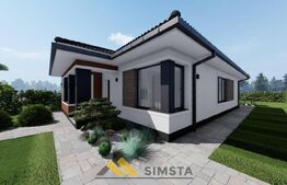 Casa cu 4 camere la roșu,finisat sau la cheie, 107 mp, zona Santandrei 