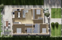 Casa cu 4 camere la roșu,finisat sau la cheie, 107 mp, zona Santandrei 