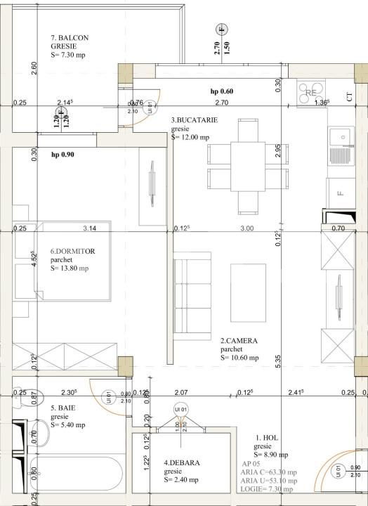 Apartament de vânzare 2 camere Oncea - 149309AV | BLITZ Oradea | Poza4