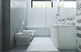 Casă nouă mediteraneană pasivă 3 camere, 105 mp utili, teren 630 mp, drum privat