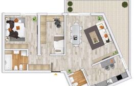 Apartament 3 camere 90mp zona Prima Onestilor